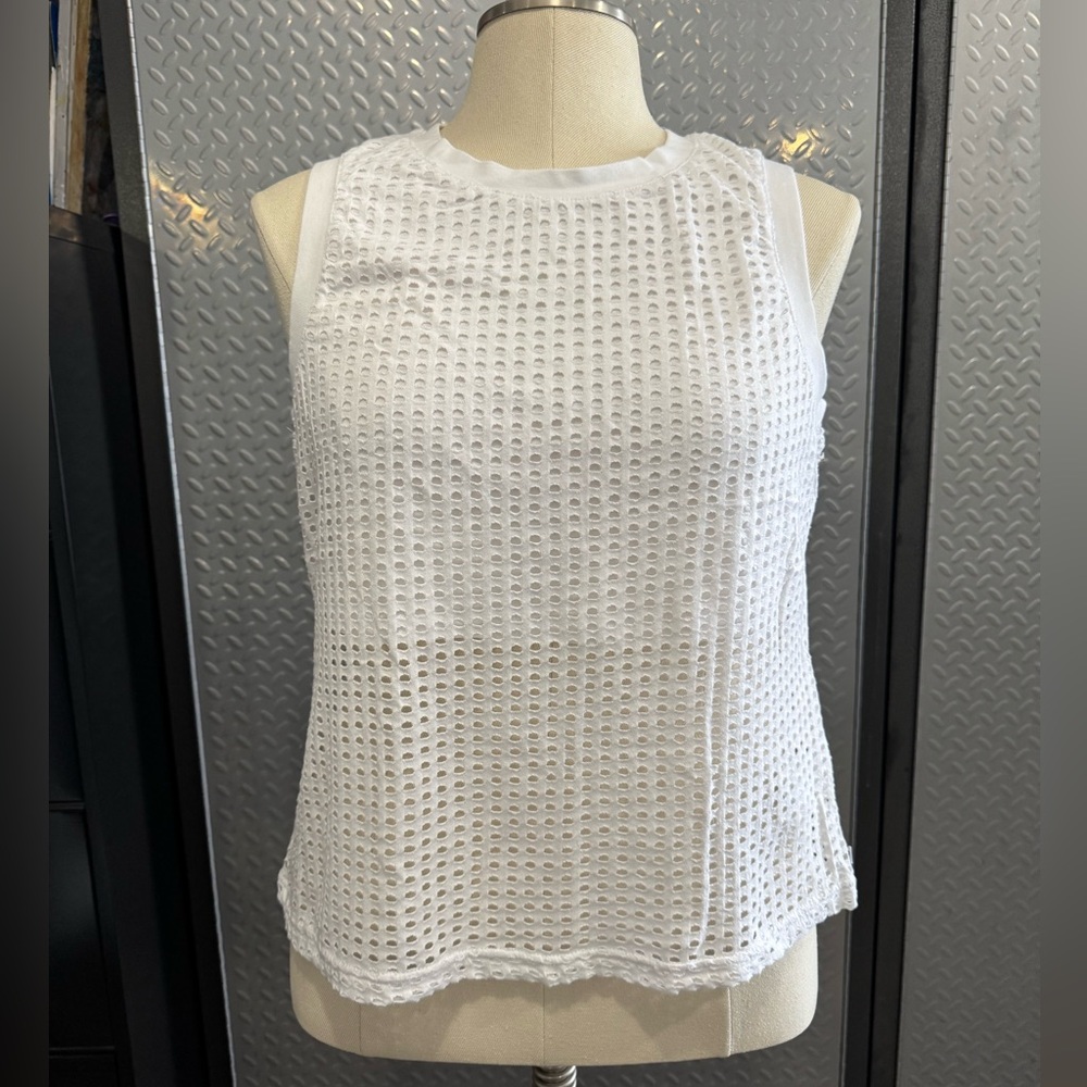 NEW Fabletics White Bryce Tank Top